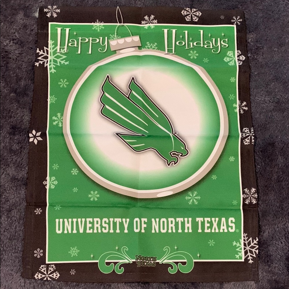 University of North Texas garden flag